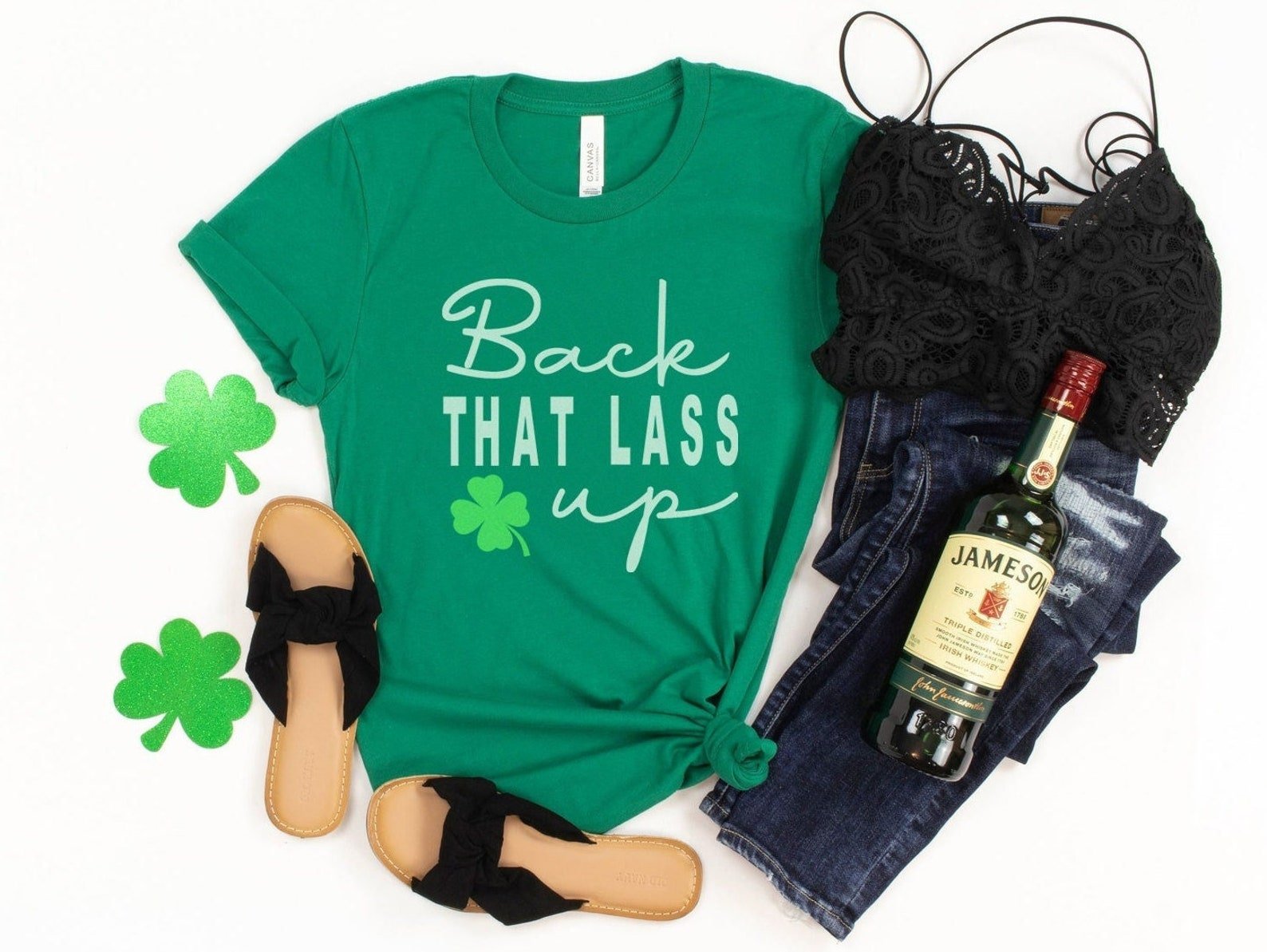 lassupgree Back that Lass Up T-Shirt - Image 1