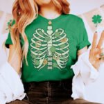 St. Patricks Day Rib Cage T-Shirt - Image 5
